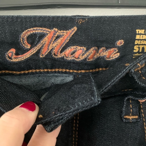 Mavi Dark Wash Alexa mid-rise Skinny Jeans SZ:US26/34 - Picture 2 of 3